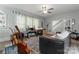 The living room is a large area with stairs and music area at 509 N Oak St, Lincolnton, NC 28092