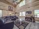 Spacious living room with high ceilings and an abundance of natural light at 574 Crescent Rd, Rockwell, NC 28138