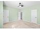 Bedroom with multiple closets and doors providing lots of storage at 6443 Mallard View Ln, Charlotte, NC 28269