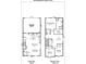 Detailed floor plan showcasing the layout of this home's first and second floors at 700 Windage Way, Pineville, NC 28134