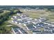 Scenic aerial view of the residential neighborhood with lush landscaping and serene surroundings at 8928 Morning Mist Rd, Charlotte, NC 28215