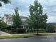 View of community landscaping and walkway by multiple-Gathering home at 9236 Ainslie Downs St, Charlotte, NC 28273