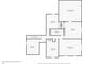 Detailed floor plan showcasing the layout of the second floor of the home at 134 Lake Spring Loop, Mooresville, NC 28117