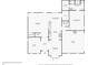 Detailed floor plan showcasing the layout of the first floor of the home at 134 Lake Spring Loop, Mooresville, NC 28117