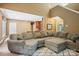 Comfortable living room with plush seating, stylish rug, and open floor plan at 134 Lake Spring Loop, Mooresville, NC 28117