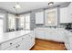 Bright kitchen with white cabinetry, quartz countertops, and ample storage for culinary enthusiasts at 7023 Blakeney Greens Blvd, Charlotte, NC 28277