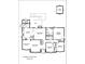 Detailed floor plan showcasing the layout of this 1750 sq ft home with deck, kitchen, and primary bedroom at 10024 Tealridge Ln, Charlotte, NC 28277