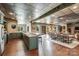 Basement features dining area, bar and stainless steel appliances at 109 Oak Forest Dr, Kings Mountain, NC 28086