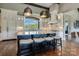 Gourmet kitchen featuring a large island, custom cabinetry, and a picturesque view from the window at 109 Oak Forest Dr, Kings Mountain, NC 28086