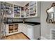 Well-organized pantry with open shelving, ample cabinet space, and granite countertops at 109 Oak Forest Dr, Kings Mountain, NC 28086