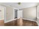 Bright bedroom with hardwood floors, closet, and natural light at 121 33Rd Ne Ave, Hickory, NC 28601