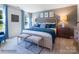 Inviting main bedroom featuring a comfortable bed, stylish decor, and soft lighting for a cozy atmosphere at 1511 River Cane St, Edgemoor, SC 29712