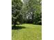 Lush backyard with mature trees, offering shade and privacy, perfect for outdoor activities at 1512 Rutledge Ave, Charlotte, NC 28211