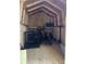 Interior of the backyard shed with bicycles and storage at 152 Eagle Dr # 27B, New London, NC 28127