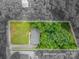 A bird's eye view showcasing the property lot with approximate lot lines for reference at 1520 28Th Sw St, Hickory, NC 28602