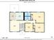 Detailed floor plan of the main floor of the property at 1520 28Th Sw St, Hickory, NC 28602