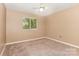 Bedroom featuring neutral carpet, a ceiling fan, and a window with blinds at 1638 Hunters Trl, Rock Hill, SC 29732