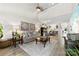 Bright, open living room with high ceilings, light wood floors and lots of natural light at 1644 Backcreek Ln, Gastonia, NC 28054