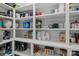 Organized pantry featuring multiple shelves and storage space for food and kitchen items at 213 Genesis Pl, Cleveland, NC 27013