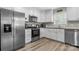 Well-maintained kitchen featuring stainless steel appliances, ample counter space, and modern cabinetry at 2411 28Th Ne St, Hickory, NC 28601