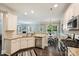 Updated kitchen featuring stainless steel appliances and stone countertops at 2844 Georgia Ave, Charlotte, NC 28205