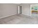 Bedroom featuring a vaulted ceiling and easy access to the bathroom at 3826 Yorkford Dr, Charlotte, NC 28269