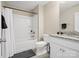Bright bathroom with a granite countertop vanity and shower/tub combination at 4049 Shadowbrook Rd, Waxhaw, NC 28173