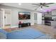 Spacious bedroom featuring a TV, desk area, and ample closet space at 4049 Shadowbrook Rd, Waxhaw, NC 28173