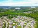 Neighborhood aerial view showcasing community location near Lake Wylie, Catawba Park, and the Clubhouse at 424 Cassia Ct, Fort Mill, SC 29708