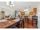 Spacious kitchen featuring stainless steel appliances and seamless transition into dining area with lots of room at 4527 Marshall Ct, Monroe, NC 28110