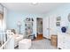 Inviting Bedroom is freshly painted and gets lots of light at 5929 Brookhaven Rd, Charlotte, NC 28210