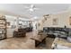 A view of the living room flowing into the kitchen area at 6010 Hawk View Rd, Waxhaw, NC 28173