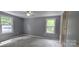 Bedroom with two windows and neutral grey carpet at 6140 Barclay Ln, Clover, SC 29710