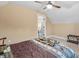 Comfortable bedroom featuring a ceiling fan and an attached door to another room at 867 Bellegray Rd, Clover, SC 29710