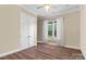 Modern bedroom with hardwood floors, and ample natural light at 867 Bellegray Rd, Clover, SC 29710
