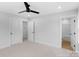 Bright bedroom features new carpet and access to an en-suite bathroom at 103 Churchill Dr, Kings Mountain, NC 28086