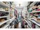 Walk-in closet with organized shelving and hanging space for clothes and accessories at 106 Phifer St, Fort Mill, SC 29715