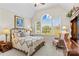 Comfortable bedroom with a large window, providing plenty of natural light and pleasant views at 1070 Blueberry Rd, Salisbury, NC 28147