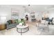 Spacious open-concept living area seamlessly blends the kitchen, living, and dining spaces at 11213 Cardinal Creek Ave, Charlotte, NC 28215