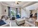 Inviting living room featuring hardwood floors, and neutral décor, flooded with natural light at 113 Dairy Farm Rd, Mooresville, NC 28115