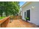Inviting wooden deck perfect for outdoor relaxation and entertaining at 3912 Grace Ct, Indian Trail, NC 28079