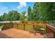 Nice wooden deck overlooking the backyard, with room to relax and entertain at 3912 Grace Ct, Indian Trail, NC 28079