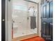 Modern shower featuring glass doors and a tiled interior at 3912 Grace Ct, Indian Trail, NC 28079