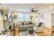 Comfortable living room with stylish decor, hardwood floors, a decorative fireplace, and bright natural light at 432 4Th Street Sw Pl, Hickory, NC 28602