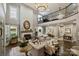 Open-concept living room with a loft and beautiful finishes at 5721 Ballinard Ln, Charlotte, NC 28277