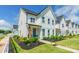 Charming townhome featuring a landscaped front yard, tidy plants and a welcoming entrance at 651 Melville Dr, Rock Hill, SC 29732