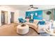 Inviting living room with plush seating, a mini kitchen, and stylish decor at 651 Melville Dr, Rock Hill, SC 29732