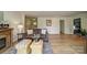Cozy living room featuring hardwood floors, a fireplace, and comfortable seating at 801 Witmore Rd, Wingate, NC 28174