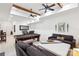 Large game room with pool table, comfortable seating, and recessed lighting at 9184 Greenwood Rd, Terrell, NC 28682