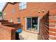 Brick patio features a sliding door to the interior at 102 Brandywine Ne Dr # O-3, Conover, NC 28613